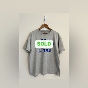 Vintage Detroit Lions Shirt Gray Men’s XL Recycled Trash Co